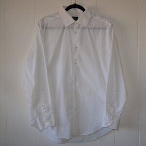 Arrow || Men's White Button-Down Shirt || Size 16.5